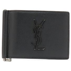 Yves Saint Laurent Cassandra Bi-fold Wallet Black