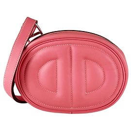 Hermès Bolsa de Ombro Hermes em Couro Swift Rosa