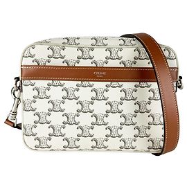 Céline Borsa a Tracolla Celine Small Messenger Marrone Crudo