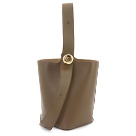 Bolsa Bucket Pebble Loewe Marrom