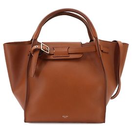 Céline Celine Big Bag Small Leather Handbag Brown
