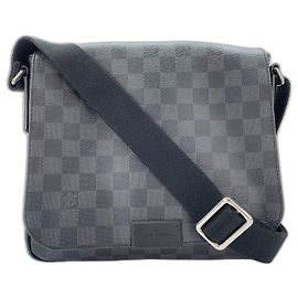 Louis Vuitton District Shoulder Bag Black