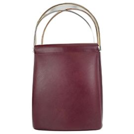 Borsa Cartier Trinity in rosso vino Bordò