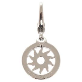 Bulgari Pendentif Bvlgari Tondo Sun Charm en or blanc Doré