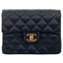 Borsa a tracolla Chanel Mini Matelassé Nero
