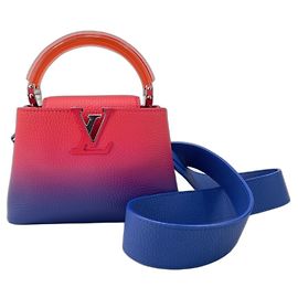 Louis Vuitton Capucines Shoulder Bag Red