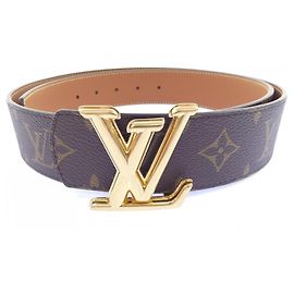 Cinto Reversível Louis Vuitton LV Dimension 40MM Marrom