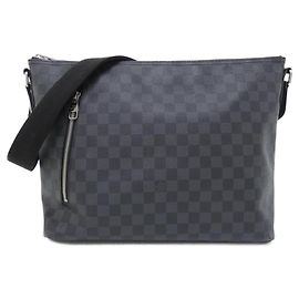 Louis Vuitton Damier Graphite Mick MM Shoulder Bag Dark grey Damier ebene