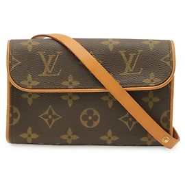 Louis Vuitton Monogram Pochette Florentine Waist Pouch Marron