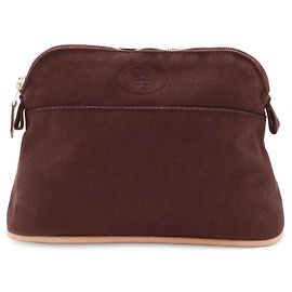 Hermès HERMES Bolide Pouch 20 Handbag Dark red