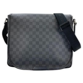 Louis Vuitton Daniel Shoulder Bag in Black Black