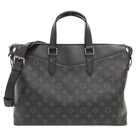 Louis Vuitton Monogram Eclipse Briefcase Explorer Schwarz