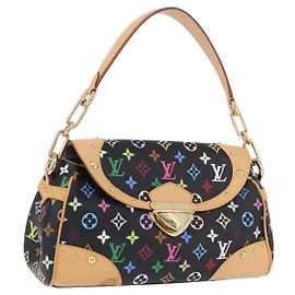Sac LOUIS VUITTON Monogram Multicolor Beverly MM Noir M40204 LV Auth ka5760SV Noir