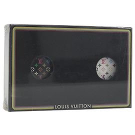 LOUIS VUITTON Jeu de cartes Multicolor Papier Blanc LV Auth 197575M Blanc
