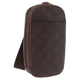 LOUIS VUITTON Monogram Pochette Gange Shoulder Bag M51870 LV Auth BA14902 Monogramma