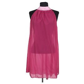 Galliano Pink Silk Dress L Pink