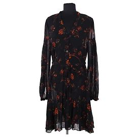 The Kooples Schwarzes Kleid Schwarz