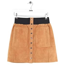 Minigonna Zadig & Voltaire Junk Suede camel Cammello