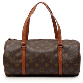 Sac à main Louis Vuitton Monogram Papillon 30 Marron Marron