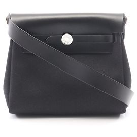Hermès Borsa a tracolla Hermes Herbag Zip Mini Nero