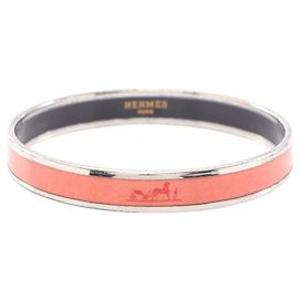 Hermès Bracciale Cloisonné Hermes Rosa e Argento Argento Rosa