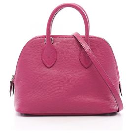 Hermès Hermes Bolide 1923 Mini 2-Way Handtasche Lila