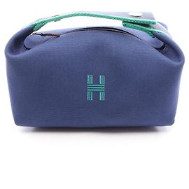 Hermès Hermes Bride à Bracque PM Handbag Blue Green
