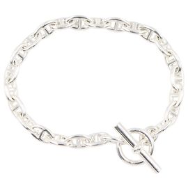 Hermès Bracciale Hermes Chaine d'Ancre TPM Argento