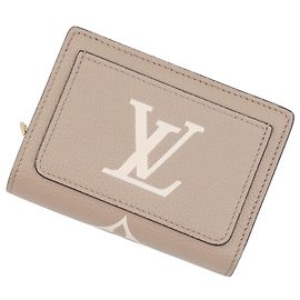 Louis Vuitton Bi-Fold Wallet in Monogram Empreinte Grey Cream