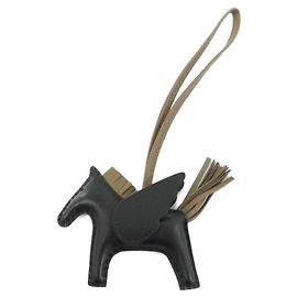 Hermès Hermes Rodeo Pegasus Accessory Bag Charm PM Noir Taupe