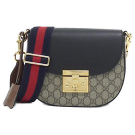 Borsa a tracolla Gucci 779805 K6RIG Nero Beige