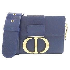 Borsa a tracolla Christian Dior 30 Montaigne Blu