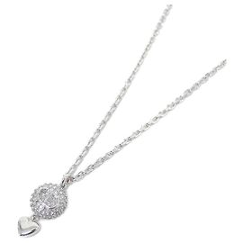 Christian Dior CD DISCO Necklace Silvery Other