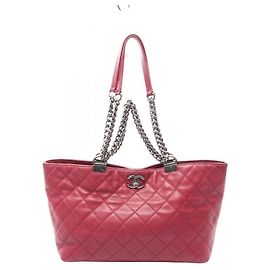 Sac Tote 2-Way Chanel Matelassé Rose