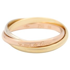 Bague Cartier Trinity Argenté Doré