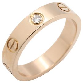 Bague Cartier Mini Love Band Doré Autre