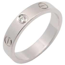 Cartier Mini Love Ring Silvery Other