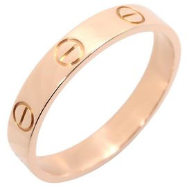 Bague Mini Love Cartier en or rose 18K Doré