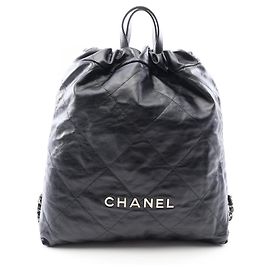 Chanel 22 Large Backpack/Handbag Black