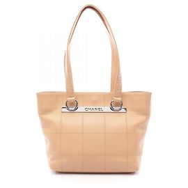 Chanel Chocolate Bar Tote Bag Beige