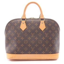 Bolsa de mão Louis Vuitton Alma PM Monogram Marrom