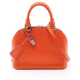 Louis Vuitton Alma BB 2-Way Handtasche Orange