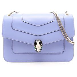 Bulgari Bolsa de Ombro Bvlgari Serpenti Faever Roxo