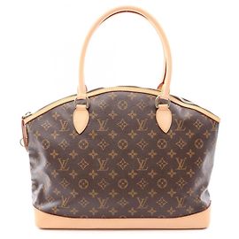 Sac cabas Louis Vuitton Lockit Horizontal Marron