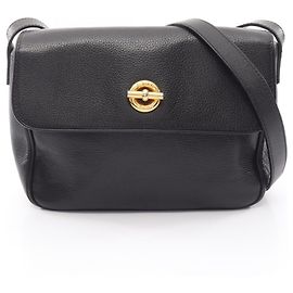 Céline Sac à main épaule Celine en cuir noir Noir