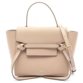 Céline Sac à main 2-Way Celine Belt Bag Nano Beige