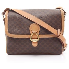 Céline Borsa a tracolla Celine Macadam Marrone