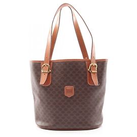 Céline Sac Cabas Celine Macadam Marron