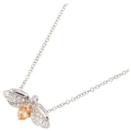Collana Tiffany & Co. Firefly Diamanti e Granati Argento D'oro