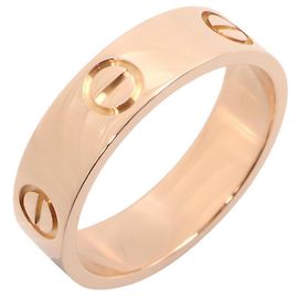 Cartier Love Ring in 18K Pink Gold Golden